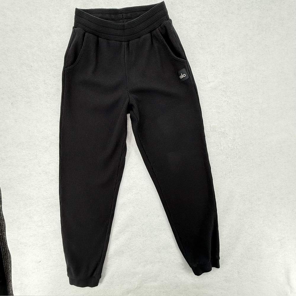 Alo‎ Waffle Weekend Escape Jogger Black XS